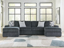 Midnight-Madness Double Chaise Sectional