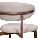 Royce Counter Chair W/Walnut Metal Frame-Toast (2 Per Carton)