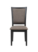 Potomac 60" Rectangle Dining Table & 4 Chairs-Brown/Black