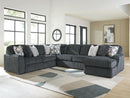 Midnight-Madness Sectional with Chaise