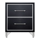 Ava 2 Drawer Nightstand-Ebony