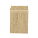 Mara One Drawer End Table / Bedside Table-Natural