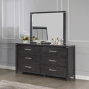 Odessa Mirror-Charcoal