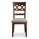 Cori Round Dining 5 Pc Set-Brown Cherry