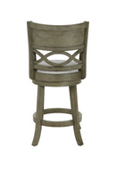 Manchester 24" Counter Stool W/Fabric Cushions-Gray
