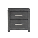 Odessa Nightstand-Charcoal