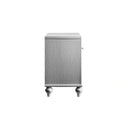 Valentino Nightstand-Silver