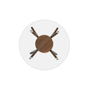 Oscar Counter Table Base For Glass Top Ctr Table-Walnut