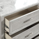 Fiona Landscape Mirror-Mist Gray