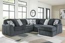 Midnight-Madness Sectional with Chaise