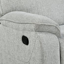 Chablis Glider Recliner W/Heat & Massage-Mist Gray