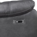 Morello Console Loveseat W/Pwr Fr-Gray