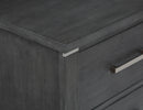 Odessa Nightstand-Charcoal