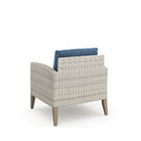 Carezza 5 Pc Set - Sofa, 2 Club Chairs, 2 Stools-Dark Blue