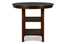 Gia 5 Pc 42" Round Counter Dining Table & 4 Chairs-Cherry