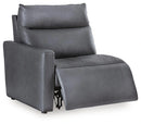 ModZ Power Reclining Sectional Loveseat with Audio Console