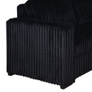 Bliss Laf Loveseat With Corner-Midnight