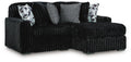 Midnight-Madness Sectional with Chaise