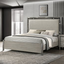 Lennox 6/6-6/0 Ek/Wk Headboard, Footboard & Slat Kit-Gray