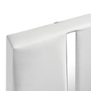 Europa 5/0 Q Headboard, Footboard & Slats-White