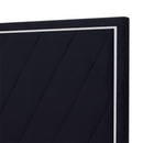 Ava 6/0 Wk Headboard, Footboard & Slat Kit-Ebony