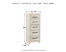 Cambeck Narrow Chest of Drawers