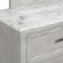 Fiona Landscape Mirror-Mist Gray