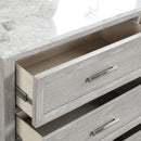 Fiona Landscape Mirror-Mist Gray