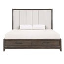 Landon 6/6-6/0 Ek/Wk Headboard-Walnut