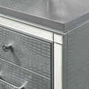 Valentino Dressing Table-Silver