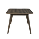 Rex 72" Fixed Top Rectangle Dining Table-Walnut