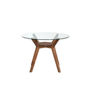 Oscar Round Glass Top For Std Or Counter Dining Base