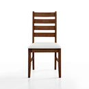 Pascal Ladderback Dining Chair (2 Per Carton)-Walnut