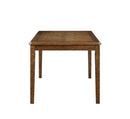 Gia 5 Pc 60" Dining Table & 4 Chairs-Brown
