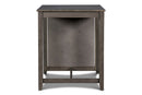 Gia 3 Pc 30" Storage Counter Table & 2 Chairs-Gray