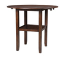 Gia 3 Pc 42" Counter Drop Leaf Table & 2 Chairs-Cherry