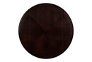 Gia 3 Pc 42" Counter Drop Leaf Table & 2 Chairs-Ebony