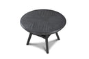 Gia 5 Pc 47" Round Dining Table & 4 Chairs-Gray