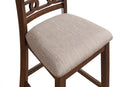 Gia 5 Pc 42" Square Counter Table & 4 Chairs-Cherry