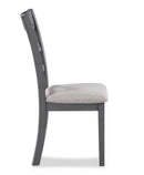 Cori Round Dining 5 Pc Set-Gray
