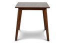 Morocco 47" Rectangle Dining Table-Walnut Brown