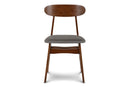 Morocco Dining Chair W/Dark Gray Seat Cushion (2 Per Carton)