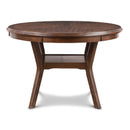 Amy 5 Pc 47" Round Dining Set-Cherry