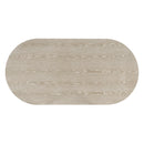 Gwendolyn Oval Dining Table Base-Cerused Taupe