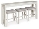 Robbinsdale Counter Height Dining Table and 3 Barstools Set