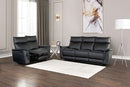Bienne Sofa Manual Recliner White & Black
