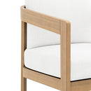 Wesley Patio Club Chair W/ White Cushion