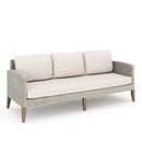 Carezza 5 Pc Set - Sofa, 2 Club Chairs, 2 Stools- Taupe
