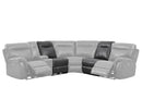 New Classic Atlas Power Armless Recliner in Gray