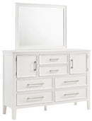 New Classic Furniture Andover 6 Drawer Dresser in White